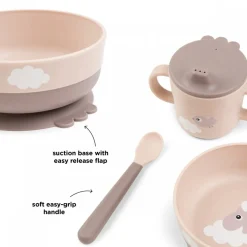 Foodie coffret premier repas happy clouds rose