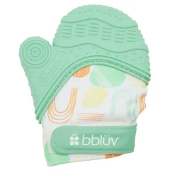 Gant de dentition en silicone souple pour bébé glüv multicolore
