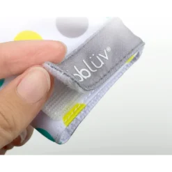 Gant de dentition en silicone souple pour bébé glüv lime