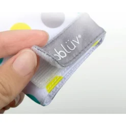 Gant de dentition en silicone souple pour bébé glüv gris