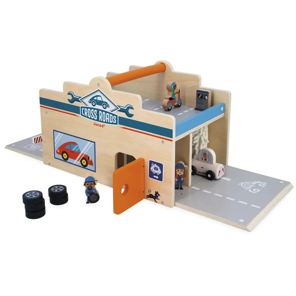 Garage en bois pour enfant cross roads
