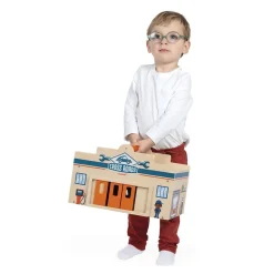 Garage en bois pour enfant cross roads