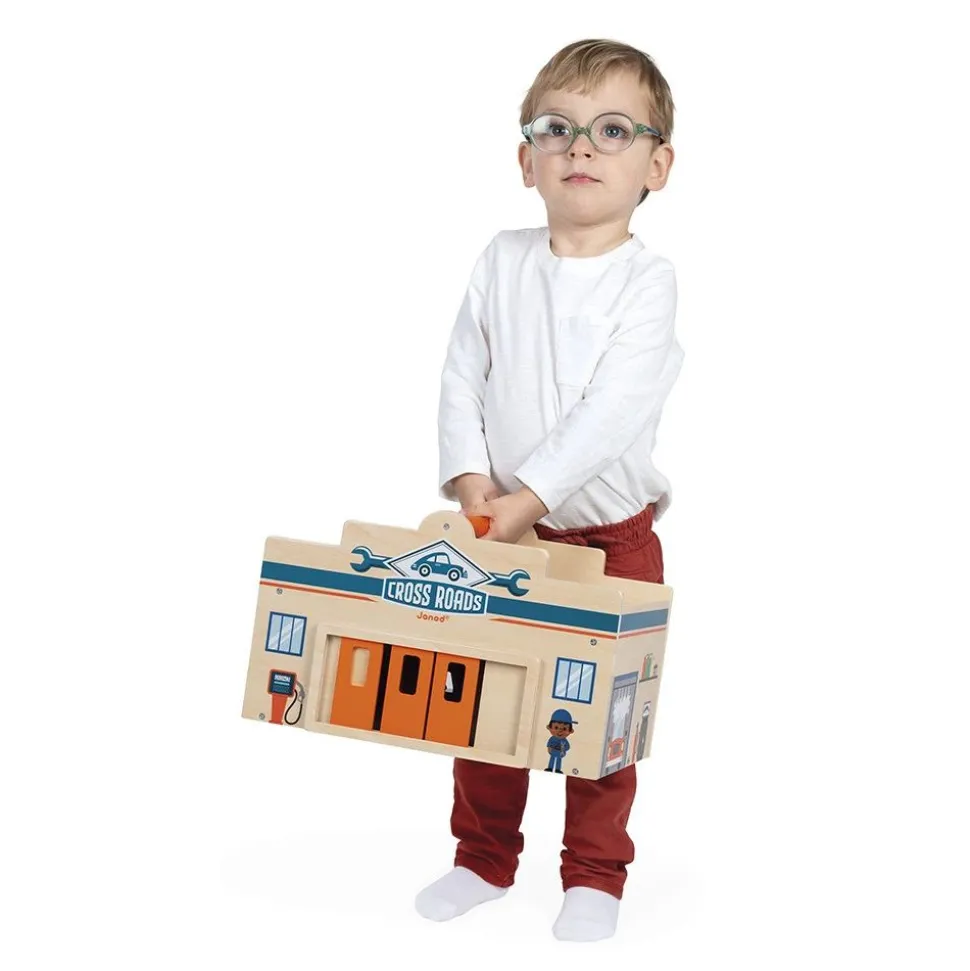 Garage en bois pour enfant cross roads