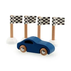 Garage vintage en bois pour enfant vilacity