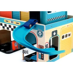 Garage vintage en bois pour enfant vilacity