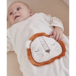 Gigoteuse babou 100cm en veloudoux blanc