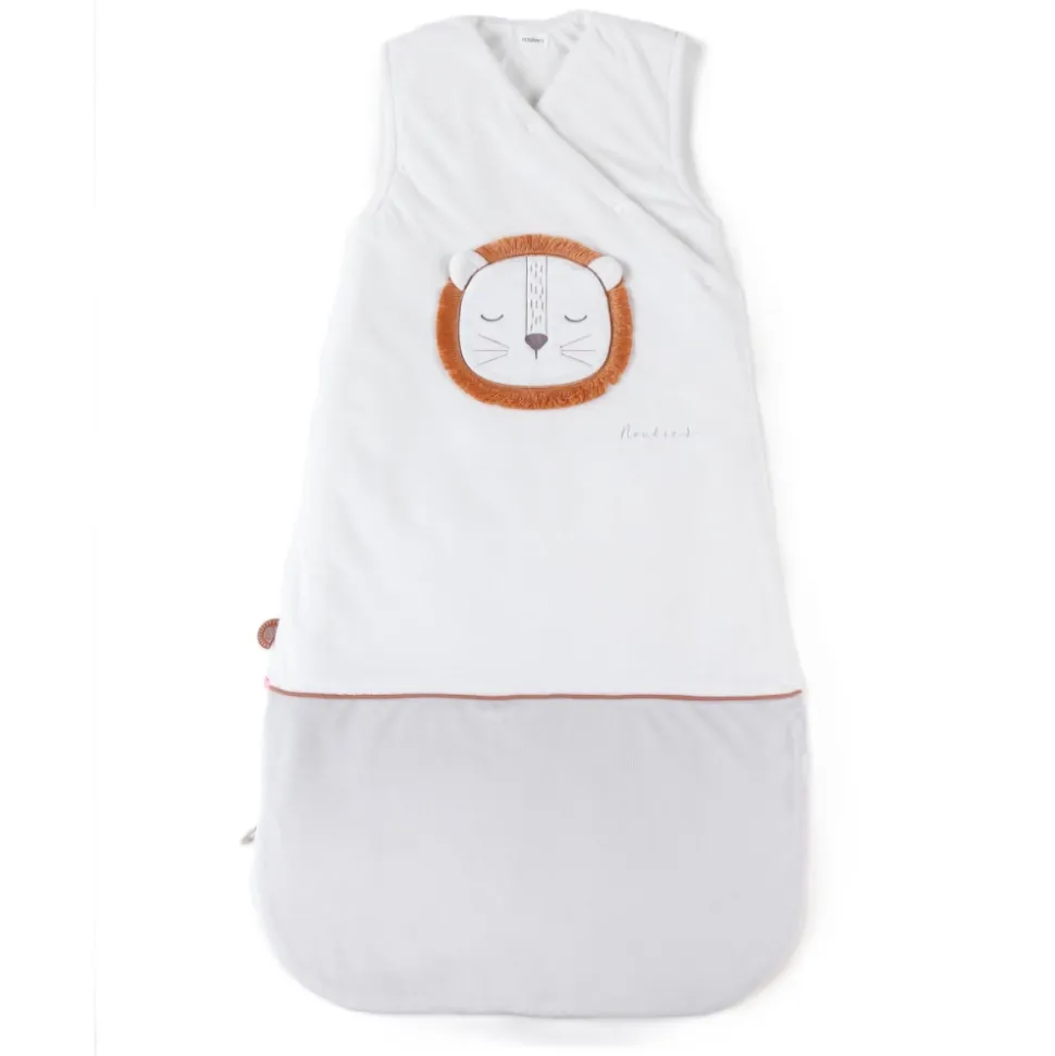 Gigoteuse babou 100cm en veloudoux blanc
