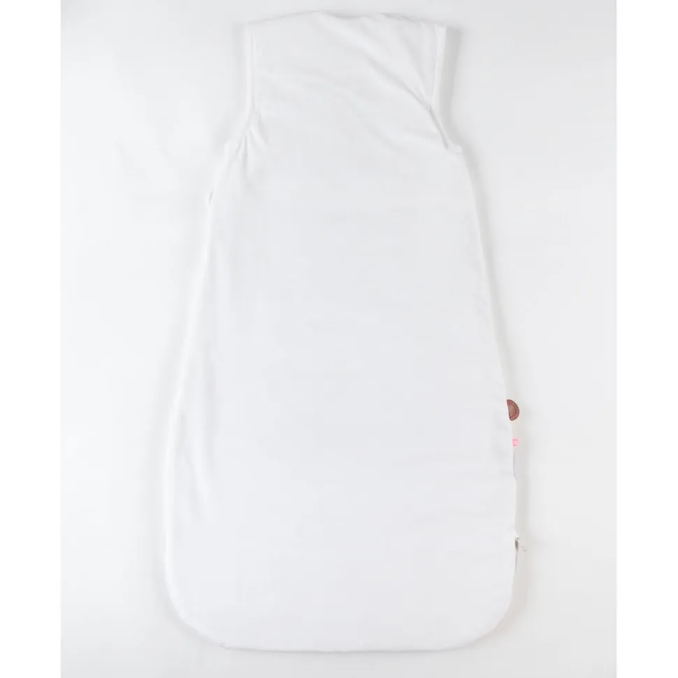 Gigoteuse babou 100cm en veloudoux blanc