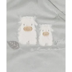 Gigoteuse bali 100cm en veloudoux - fluffy sauge