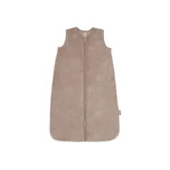 Gigoteuse bébé chaude sans manches 6-18 mois velvet milky coffee