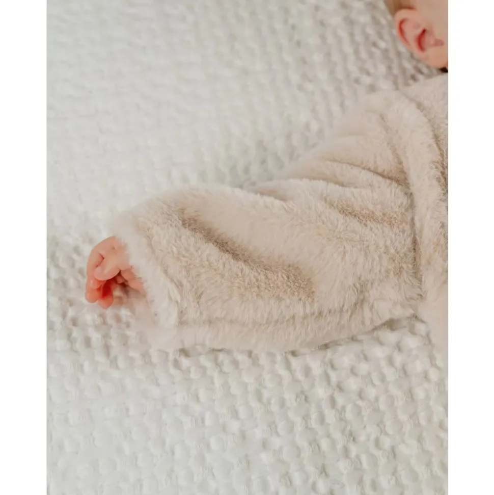 Gigoteuse bébé 100cm fausse fourrure beige mix and match