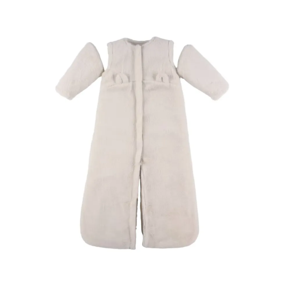 Gigoteuse bébé 100cm fausse fourrure beige mix and match