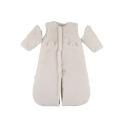 Gigoteuse bébé 70cm fausse fourrure beige mix and match
