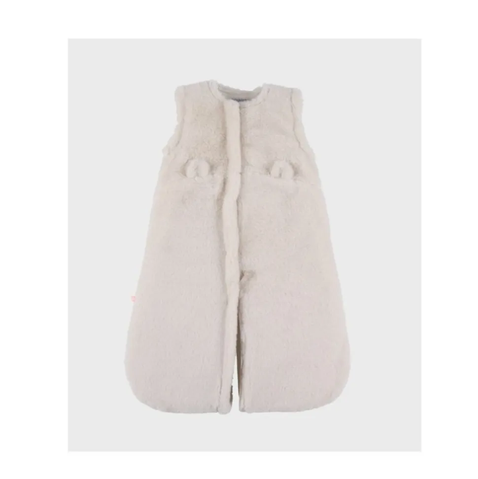 Gigoteuse bébé 70cm fausse fourrure beige mix and match