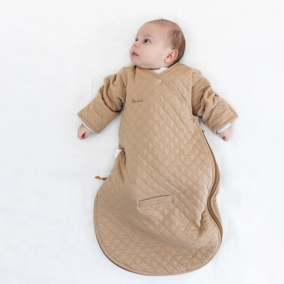 Gigoteuse bébé mi-saison 1-4 m pady quilted jersey beige