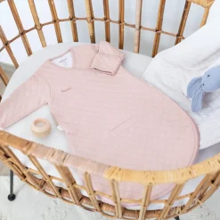 Gigoteuse bébé mi-saison 1-4 m pady quilted jersey blush