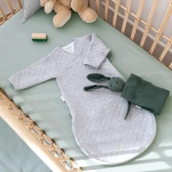 Gigoteuse bébé mi-saison 1-4 m pady quilted jersey mix grey