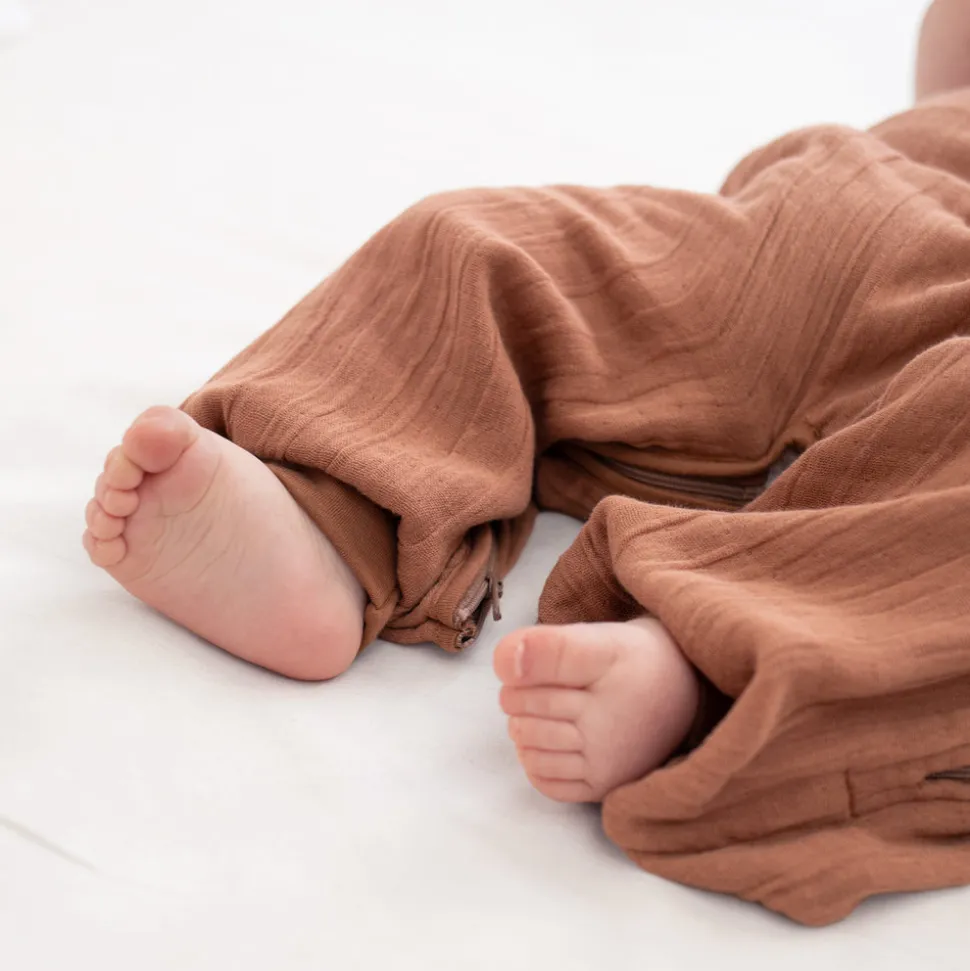 Gigoteuse bébé été 4-12 mois swaddle moka