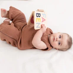 Gigoteuse bébé été 4-12 mois swaddle moka