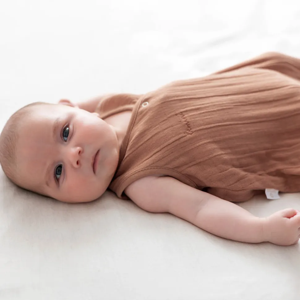 Gigoteuse bébé été 1-4 mois swaddle moka