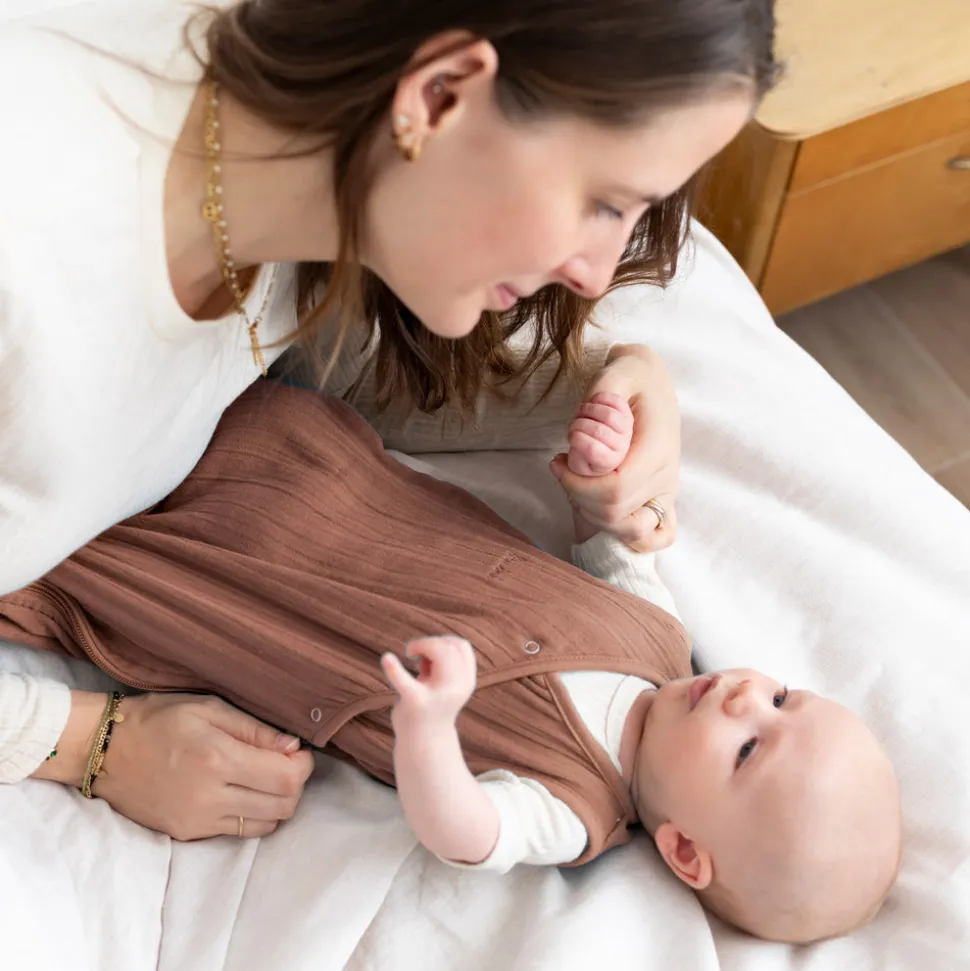Gigoteuse bébé été 1-4 mois swaddle moka