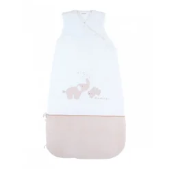 Gigoteuse 100cm en veloudoux bali, moka & snow