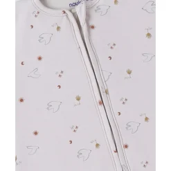 Gigoteuse 70cm jersey manches amovibles colombes du bonheur
