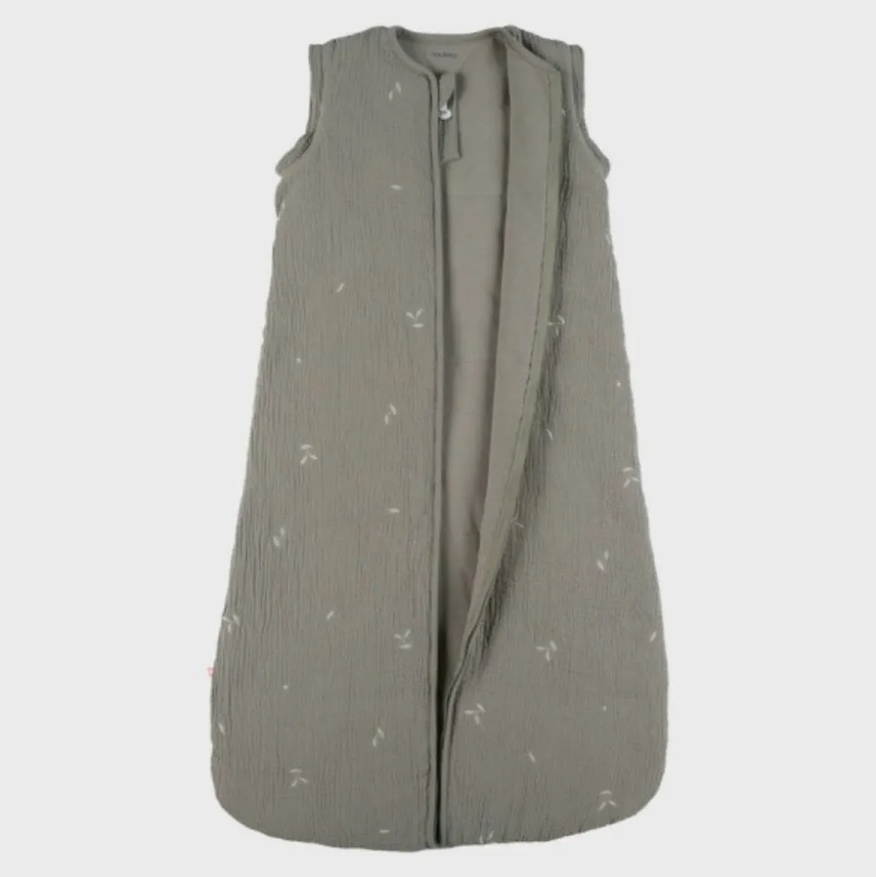 Gigoteuse 100cm jersey ouatiné kaki - mix and match