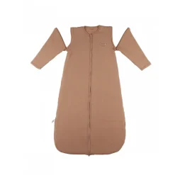 Gigoteuse 100cm jersey pointelle manches amovibles bali, moka & snow