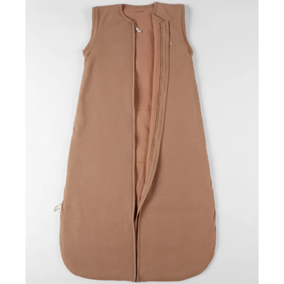 Gigoteuse 100cm jersey pointelle manches amovibles bali, moka & snow