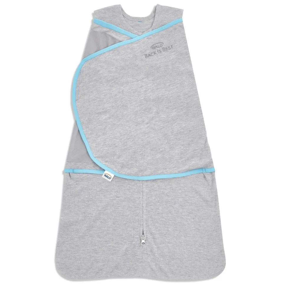 Gigoteuse d'emmaillotage été sleepsack ideal temp 3-6 mois heather grey