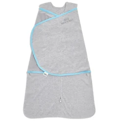 Gigoteuse d'emmaillotage été sleepsack ideal temp 0-3 mois heather grey