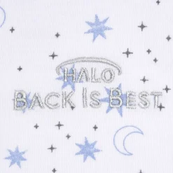 Gigoteuse d'emmaillotage été sleepsack 3-6 mois midnight moons blue