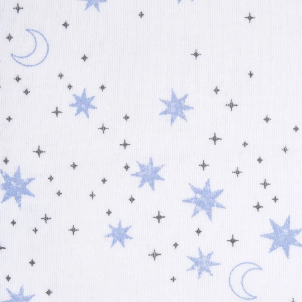 Gigoteuse d'emmaillotage été sleepsack 3-6 mois midnight moons blue