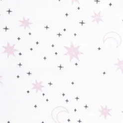 Gigoteuse d'emmaillotage été sleepsack 0-3 mois midnight moons pink