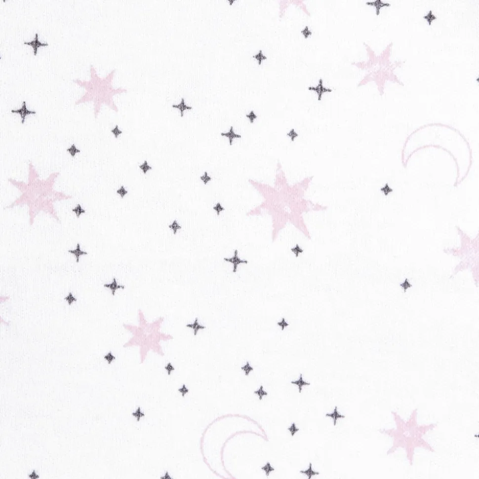Gigoteuse d'emmaillotage été sleepsack 0-3 mois midnight moons pink