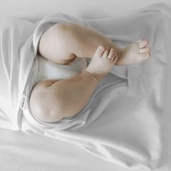 Gigoteuse d'emmaillotage été sleepsack 3-6 mois blanc