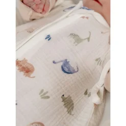 Gigoteuse en mousseline de coton bio, 100cm, 6-24 mois