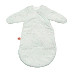 Gigoteuse hiver avec manches 60 cm vert sauge
