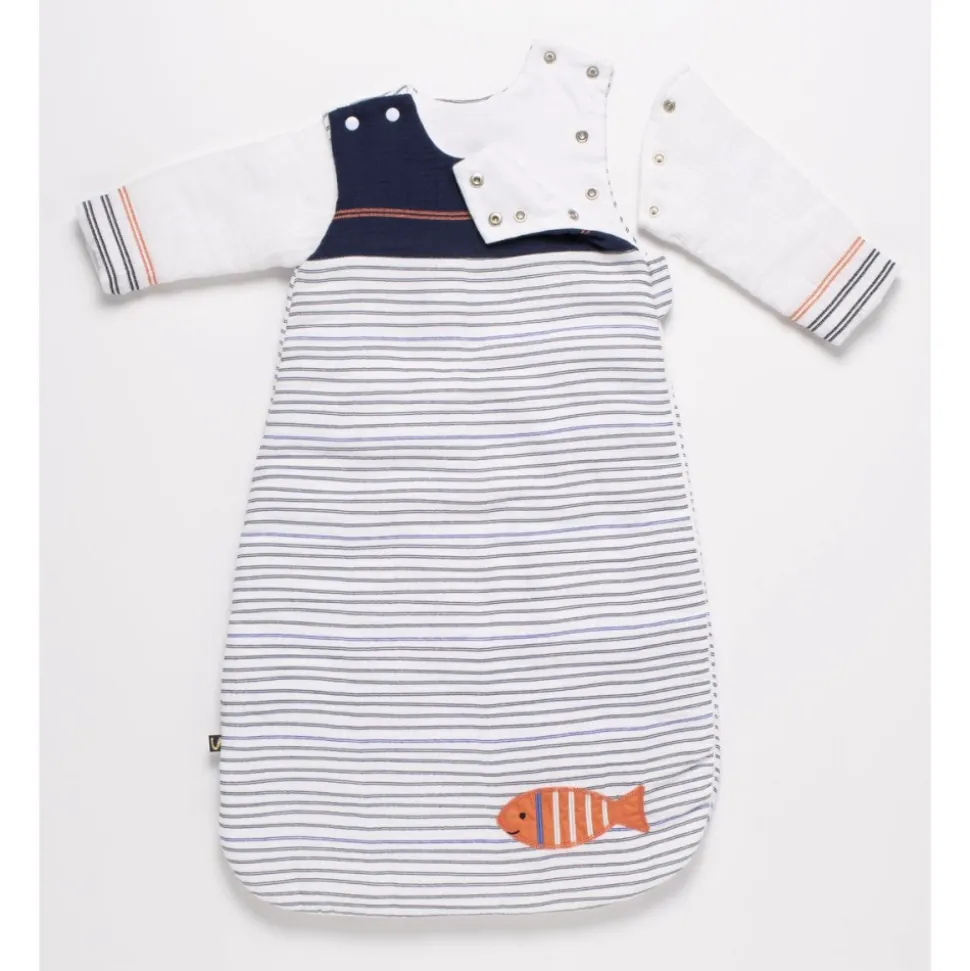 Gigoteuse hiver 0-6 mois avec manches baby sailor