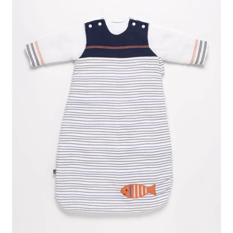 Gigoteuse hiver 0-6 mois avec manches baby sailor