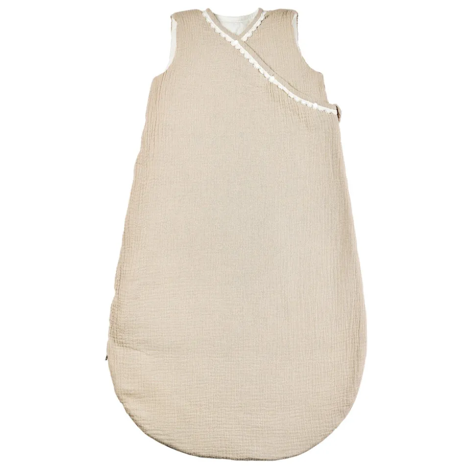 Gigoteuse hiver 0-6 mois fanfan gaze de coton sable