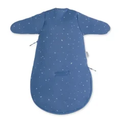 Gigoteuse hiver 1-4 mois jersey bleu foncé