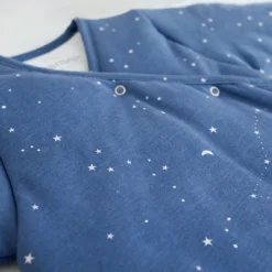 Gigoteuse hiver 1-4 mois jersey bleu foncé
