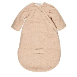 Gigoteuse hiver 0-6 mois manches détachable teddy bouclette beige
