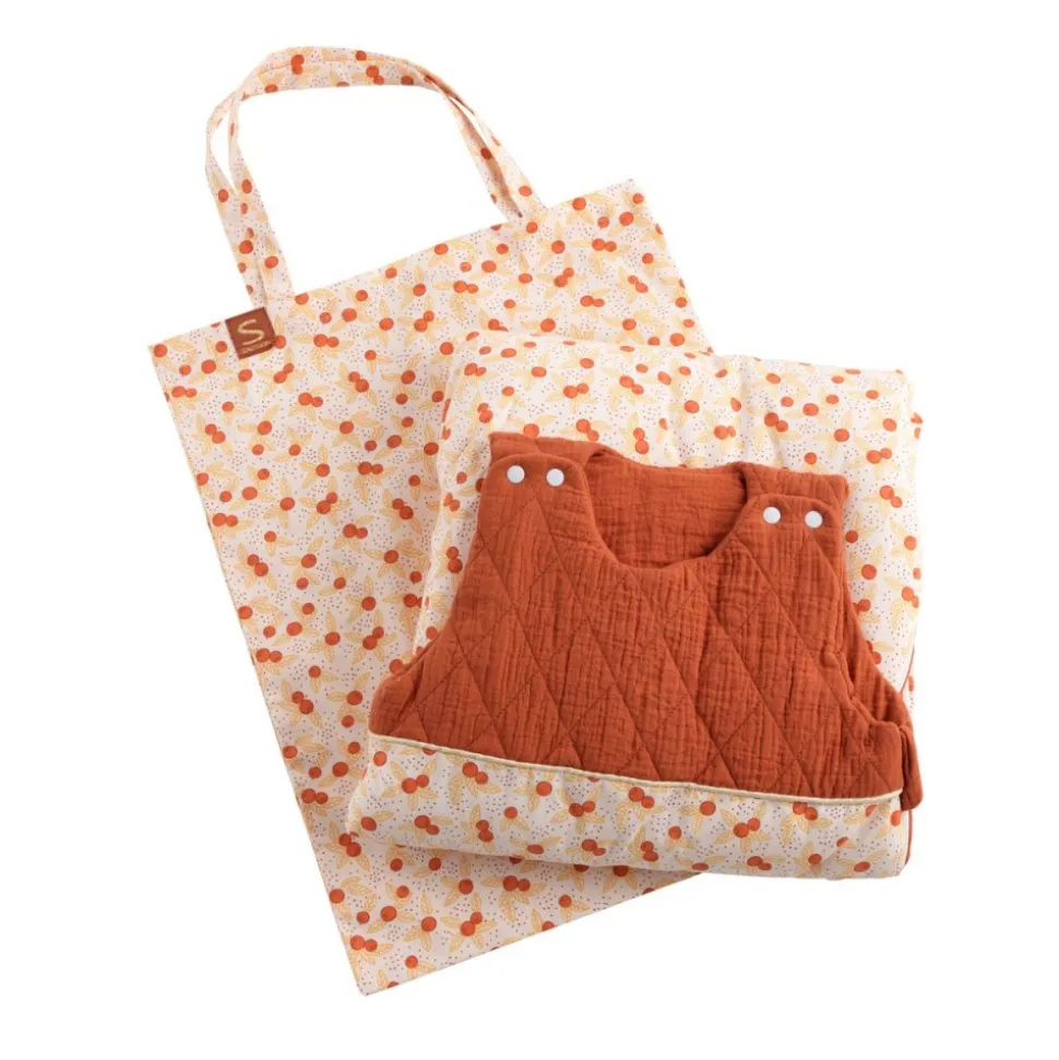 Gigoteuse hiver 6-24 mois terracotta esmée