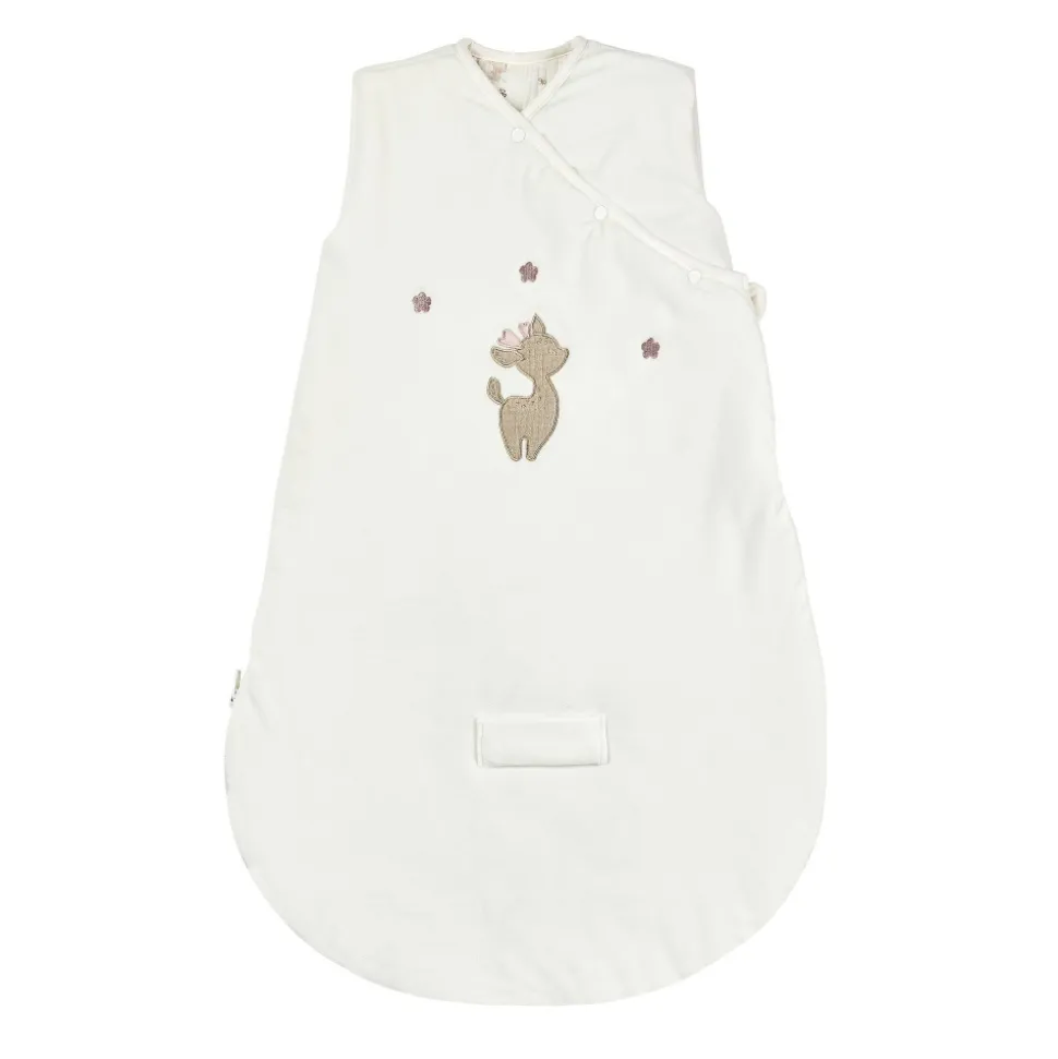 Gigoteuse hiver naissance fanfan velours blanc