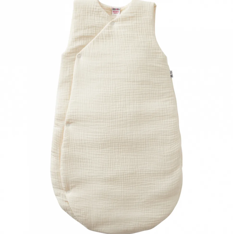 Gigoteuse kimono gaze de coton 18-36 mois mousse de lait