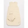 Gigoteuse 0-6 mois avec doudou mouchoir uni vanilla