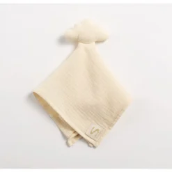 Gigoteuse 0-6 mois avec doudou mouchoir uni vanilla